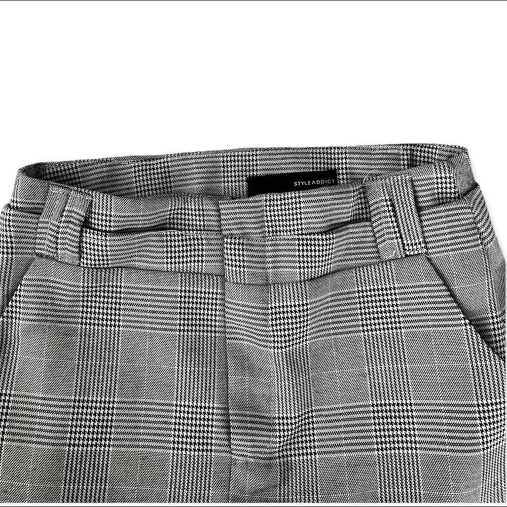 Style Addict Porter Plaid Mini Pencil Skirt Size XS - Picture 2 of 5